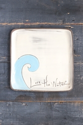 Love the Water Square Plate (Small/Large) 